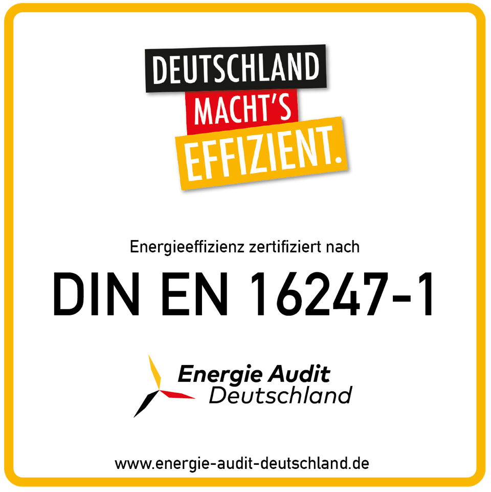 Energie Audit Deutschland zertifiziert